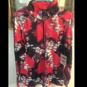 Workout jacket 1/2 zip xl